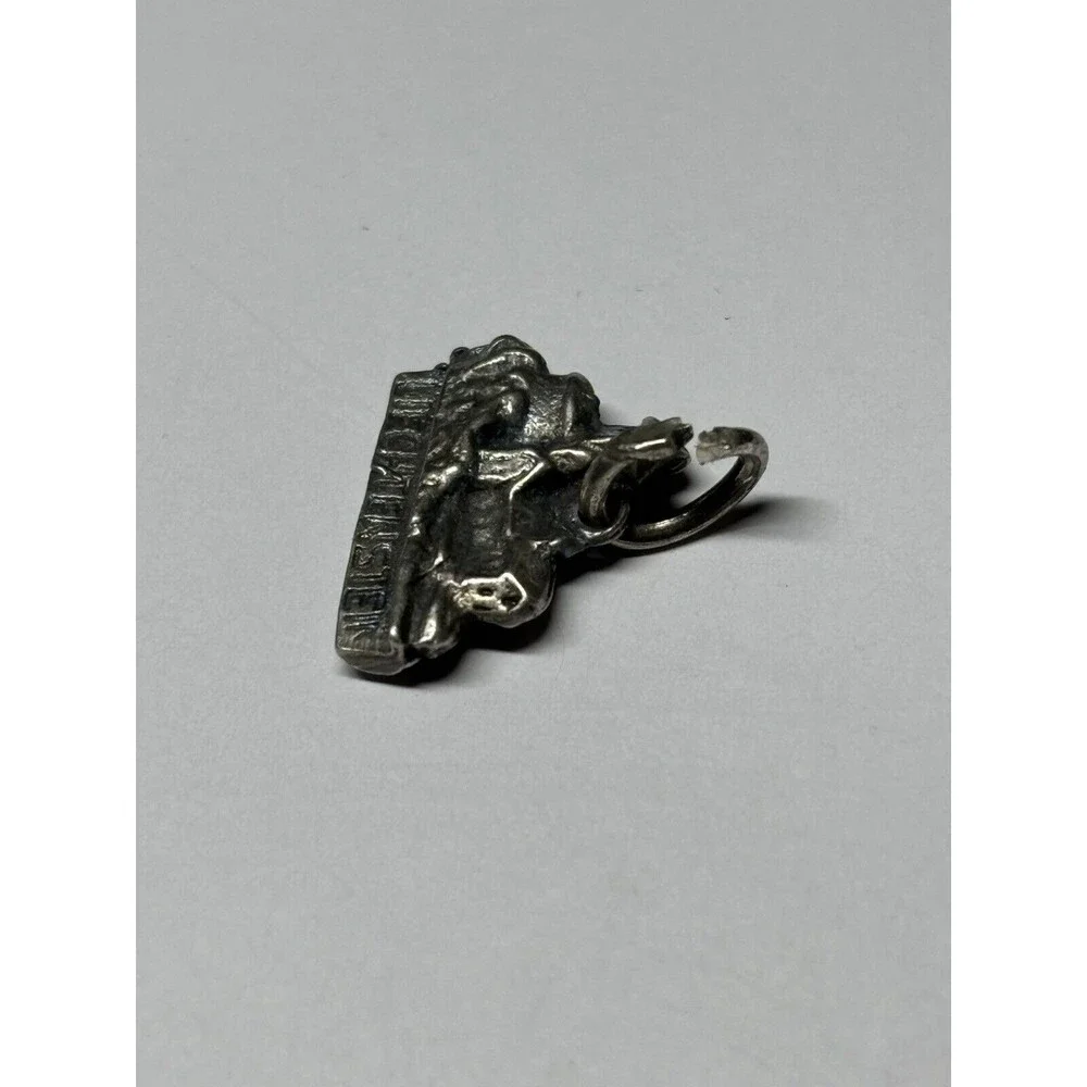 Vintage 800 Silver Furstentum Liechtenstein B&B Travel Charm Pendant